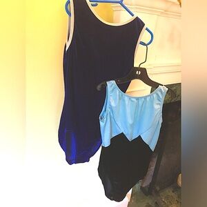 Pair of Gymnastics Leotards - Size Adult Medium